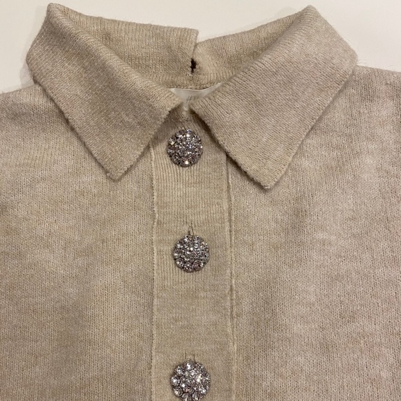 Rhinestone button shirt - Picture 2 of 2